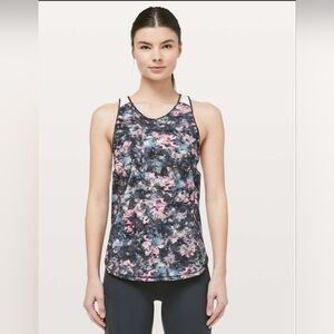 Lululemon Sculpt 2 Tank Top Dapple Dazed Multi Floral mesh